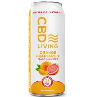 CBD Living - CBD Sparkling Water - Orange Grapefruit
